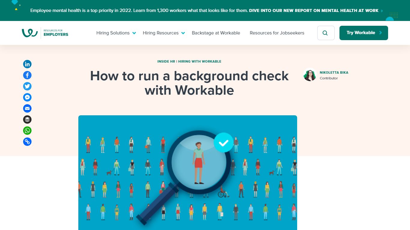 How to run a background check for a candidate | Workable University